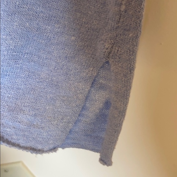 Light Blue Short Sleeved Eileen Fisher Sweater - Picture 4 of 10